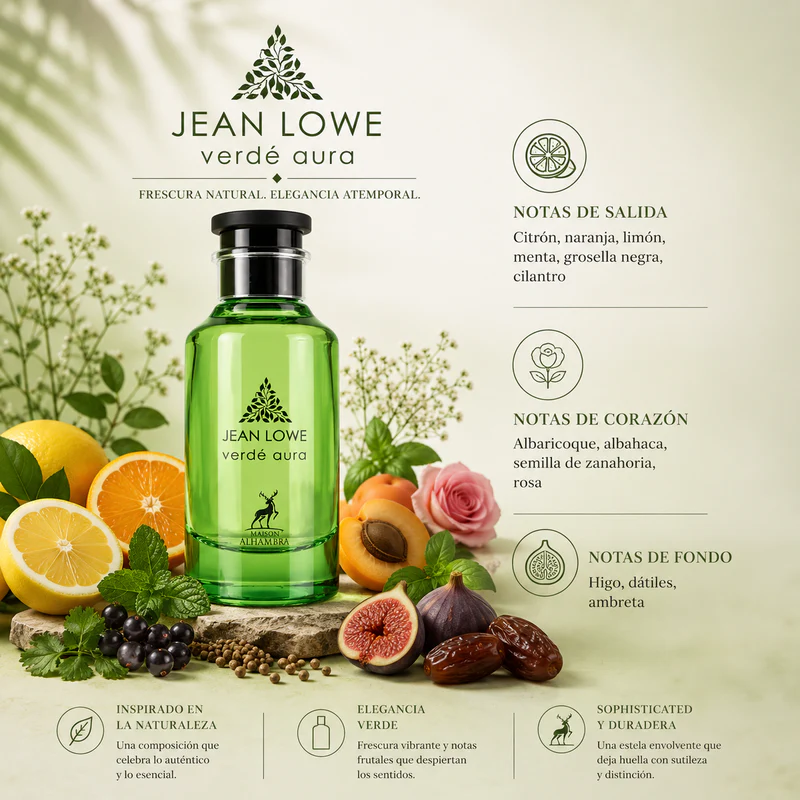 Maison Alhambra Jean Lowe Verde Aura 100ml EDP
